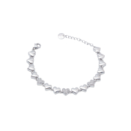 PULSERA ZO15926B PLATEADO  ACERO INOXIDABLE 2C32