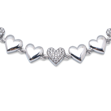 PULSERA ZO15926B PLATEADO  ACERO INOXIDABLE 2C32