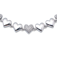 PULSERA ZO15926B PLATEADO  ACERO INOXIDABLE 2C32