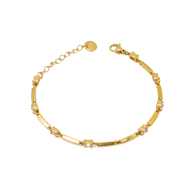 PULSERA ZO15900B  PLATEADO  ACERO INOXIDABLE 2B35