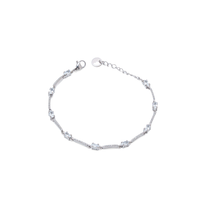PULSERA ZO15900B PLATEADO  ACERO INOXIDABLE 2B35