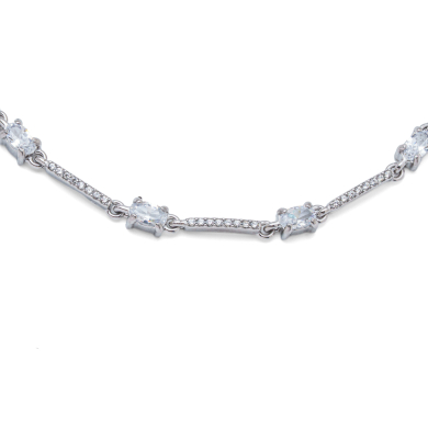 PULSERA ZO15900B PLATEADO  ACERO INOXIDABLE 2B35