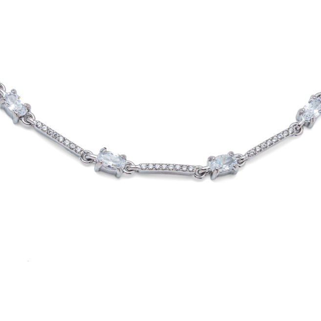 PULSERA ZO15900B PLATEADO  ACERO INOXIDABLE 2B35