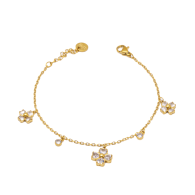 PULSERA ZO15601B DORADO  ACERO INOXIDABLE 2B410