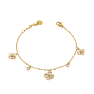 PULSERA ZO15601B DORADO  ACERO INOXIDABLE 2B410