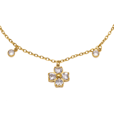 PULSERA ZO15601B DORADO  ACERO INOXIDABLE 2B410