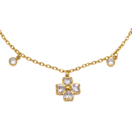 PULSERA ZO15601B DORADO  ACERO INOXIDABLE 2B410