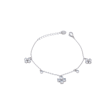 PULSERA ZO15601B PLATEADO  ACERO INOXIDABLE 2B410