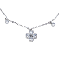 PULSERA ZO15601B PLATEADO  ACERO INOXIDABLE 2B410