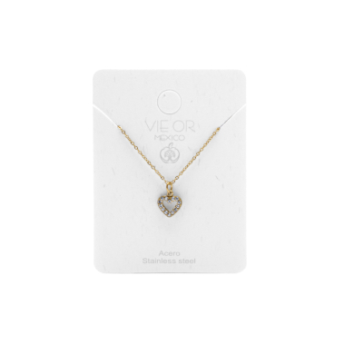 COLLAR ZO8365N200 DORADO ACERO INOXIDABLE E41
