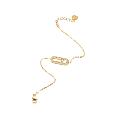 PULSERA ZO16061B DORADO  ACERO INOXIDABLE 2B34