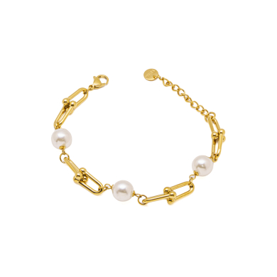PULSERA ZO16102B DORADO  ACERO INOXIDABLE 2C33