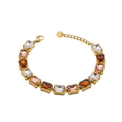 PULSERA ZO15420B DORADO KAFE ACERO INOXIDABLE 2B59