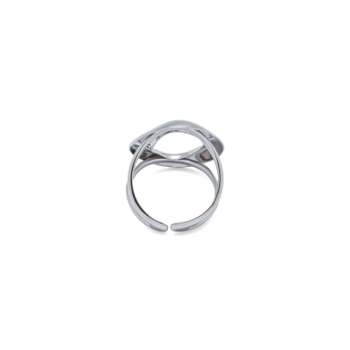 ANILLO ZO12991R/P Plateado Acero Inoxidable -A23 A52 A51