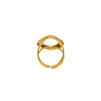 ANILLO ZO12991R/P Dorado Acero Inoxidable -A23 A52 A51