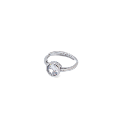 ANILLOS ZO15445R PLATEADO  ACERO INOXIDABLE A21 A21