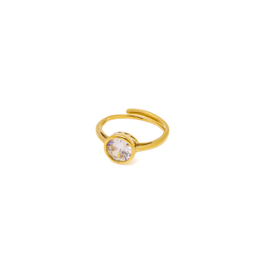 ANILLOS ZO15445R DORADO  ACERO INOXIDABLE A21 A21