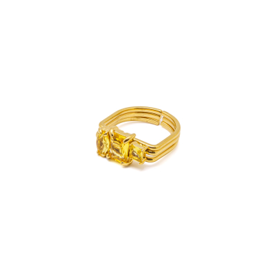 ANILLOS ZO15467R DORADO AMARILLO ACERO INOXIDABLE A29