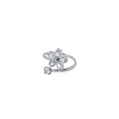 ANILLOS ZO15604R PLATEADO  ACERO INOXIDABLE A33