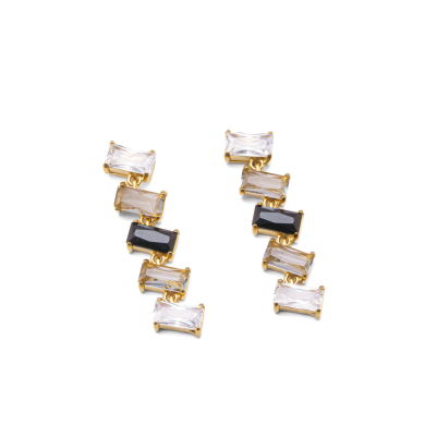 ARETES ZO15428E DORADO NEGRO ACERO INOXIDABLE G35