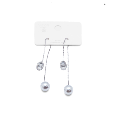 ARETES ZO15909E PLATEADO  ACERO INOXIDABLE F45