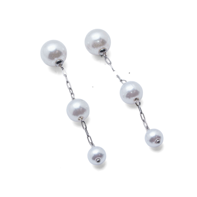 ARETES ZO15695E PLATEADO  ACERO INOXIDABLE F45