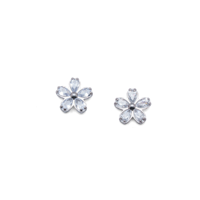 ARETES ZO15206E PLATEADO  ACERO INOXIDABLE F41