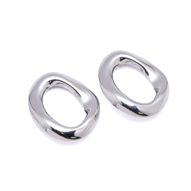 ARETES ZO14363E/20*23MM PLATEADO Acero Inxidable G41 G41