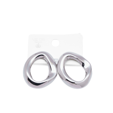 ARETES ZO14366E/31*37MM/200 PLATEADO Acero Inxidable G41 G41