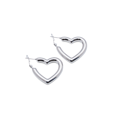 ARETES ZO16070E/31MM PLATEADO  ACERO INOXIDABLE F48