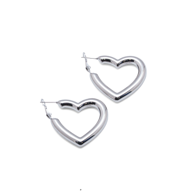 ARETES ZO16071E/35MM PLATEADO  ACERO INOXIDABLE F48
