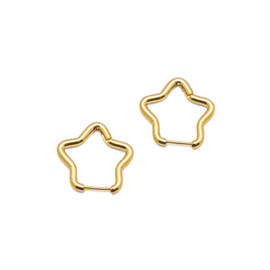 ARETES ZO16050E/23.5*23MM DORADO  ACERO INOXIDABLE F23