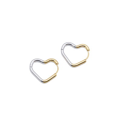 ARETES ZO16029E/23*19.5MM BICOLOR  ACERO INOXIDABLE F23 F23