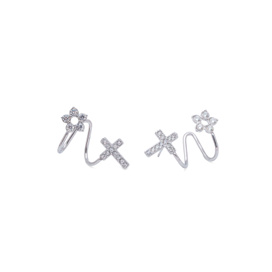 ARETES ZO15904E PLATEADO  ACERO INOXIDABLE F34