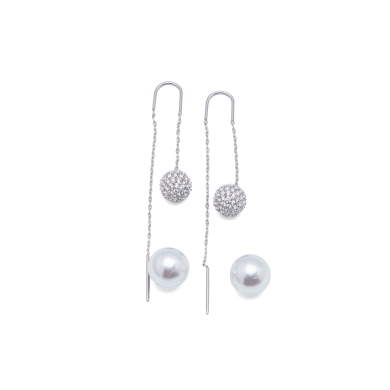ARETES ZO15911E PLATEADO  ACERO INOXIDABLE F45