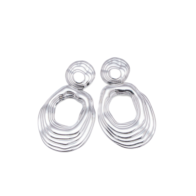 ARETES Y01614 PLATEADO ACERO INOXIDABLE