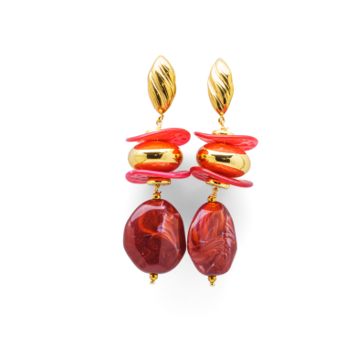 ARETES Y01586 ROJO ACERO INOXIDABLE