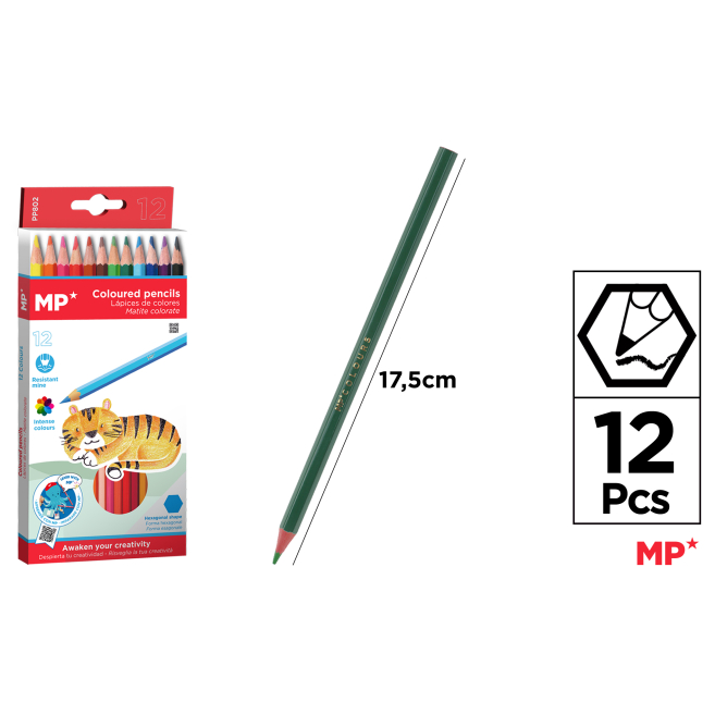 LAPIZ DE COLOR PLASCOLOR 12U F45 - F43