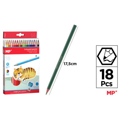 LAPIZ DE COLOR PLASCOLOR 18U - D34