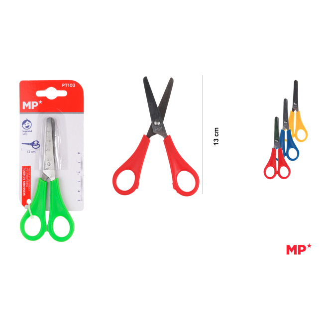 TIJERA ESCOLAR 13CM BLISTER - G22