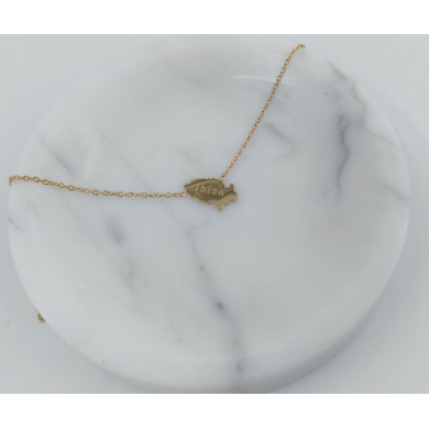 COLLAR Acero Letra IBIZA ZO8510N /D21-C