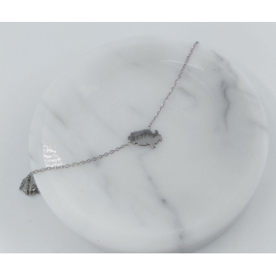 COLLAR Acero Letra IBIZA ZO8510N A44