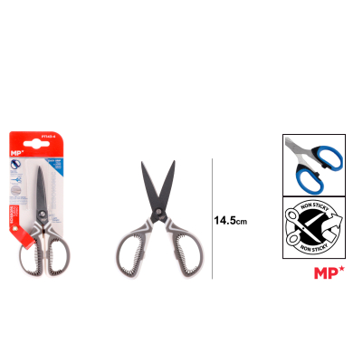 TIJERAS ANTIADHERENTES ERGONOMICAS LIGERAS - G13