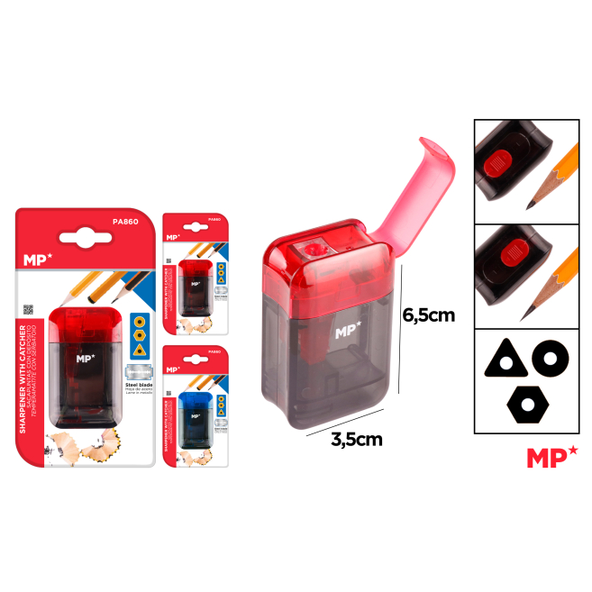 SACAPUNTAS CON TAPA Y DEPOSITO A25 - A25