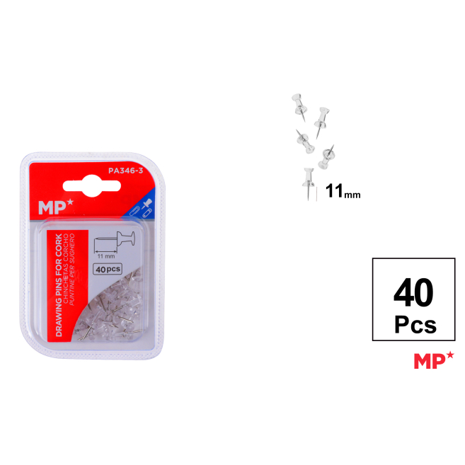 CHINCHETA DE CABEZA TRANSLUCIDA 11MM 40UDS -F14