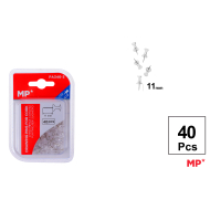 CHINCHETA DE CABEZA TRANSLUCIDA 11MM 40UDS -F14