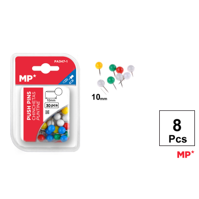 CHINCHETA CABEZA REDONDA 10 MM 30 UDS - A34