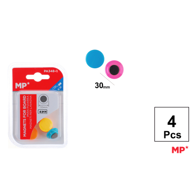 IMAN PIZARRA FLUORESCENTE 30MM 4 UDS C15 - C15