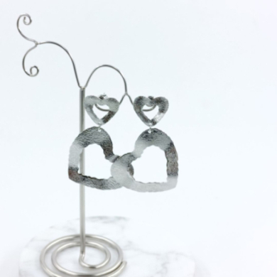 ARETES ZO11974E Plateado Acero Inoxidable