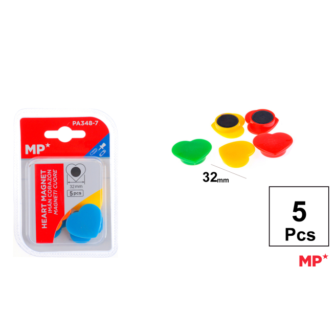 IMAN CORAZON COLORES 5 UDS - B23